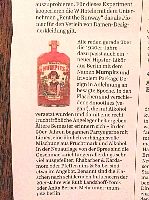 Berliner Mumpitz - Süddeutsche Zeitung 02 2020